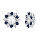 14K White Gold~Blue Sapphire