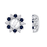 14K White Gold~Blue Sapphire