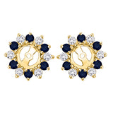14K Yellow Gold~Blue Sapphire
