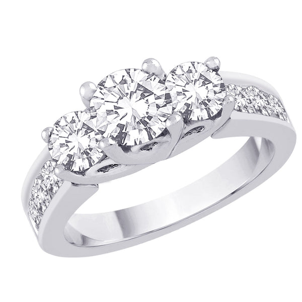14K White Gold~GH | SI2-I1