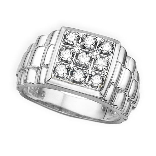 14K White Gold~IJ | SI