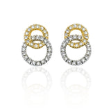 14K White and Yellow Gold