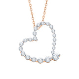 14K Rose Gold~White Diamond, 10K Rose Gold~White Diamond