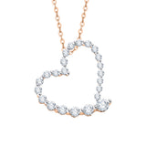 14K Rose Gold~White Diamond, 10K Rose Gold~White Diamond