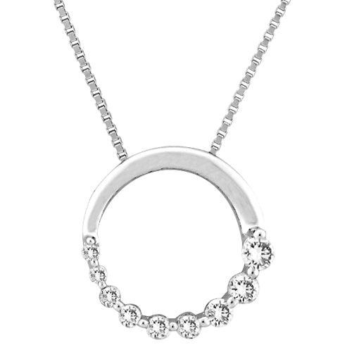 10K White Gold-White Diamond