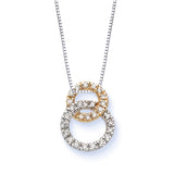 10K White and Yellow Gold