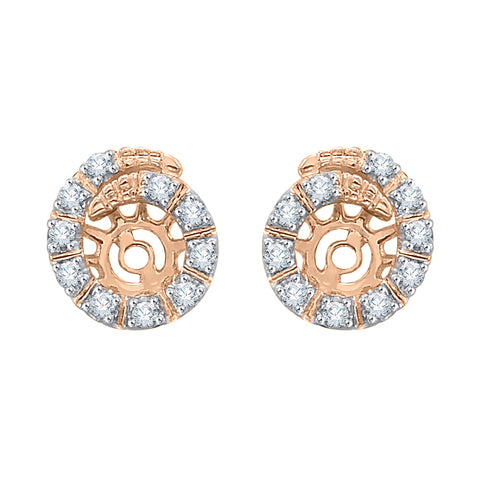 KATARINA Diamond Earring Jackets (1/6 cttw)