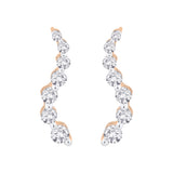14K Rose Gold~White Diamond