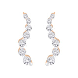 14K Rose Gold~White Diamond