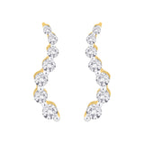 14K Yellow Gold~White Diamond