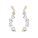 14K Yellow Gold~White Diamond