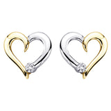 10K White and Yellow Gold