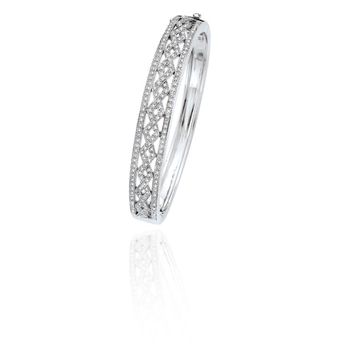 KATARINA Diamond Bangle Bracelet (1 cttw)
