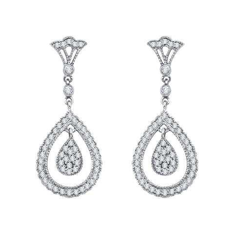 KATARINA 2/3 cttw Diamond Fashion Earrings