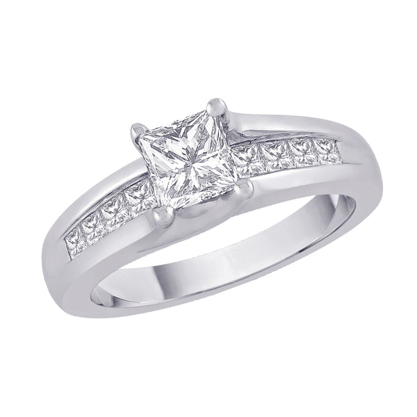14K White Gold~White Diamond