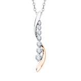 14K White and Rose Gold~GH | I2/I3