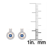 14K Rose Gold~Black and White Diamond, 10K Rose Gold~Black and White Diamond
