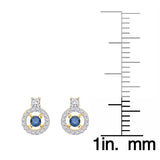 14K Yellow Gold~Black and White Diamond, 10K Yellow Gold~Black and White Diamond