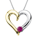 10K White and Yellow Gold