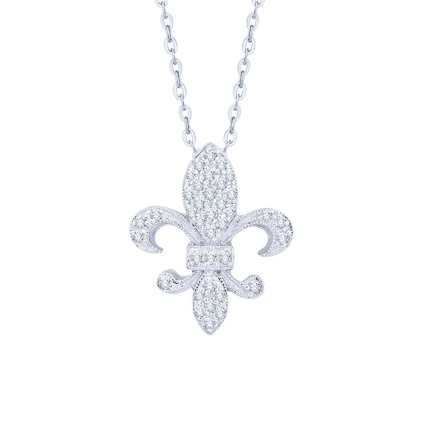 14K White Gold~White Diamond, 10K White Gold~White Diamond