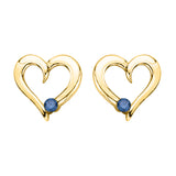10K Yellow Gold~Blue Diamond