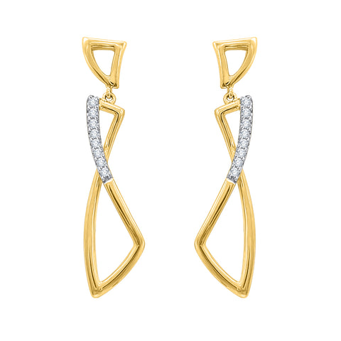 KATARINA Diamond Fashion Earrings (1/10 cttw)