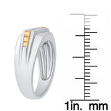 10K White and Yellow Gold