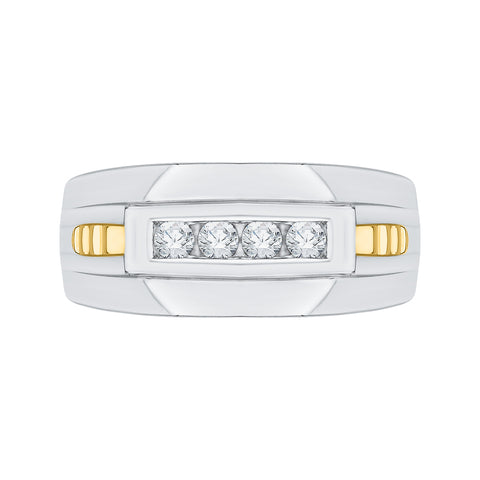 KATARINA Diamond Men's Wedding Band (1/4 cttw GH, I2)
