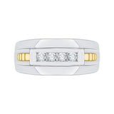 10K White and Yellow Gold