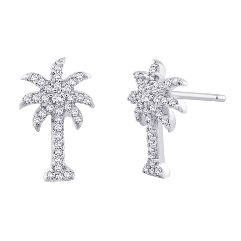 KATARINA Diamond Palm Tree Jewelry Set (1/3 cttw)