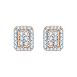 14K Rose Gold~White Diamond