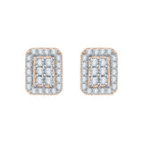 14K Rose Gold~White Diamond