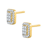 14K Yellow Gold~White Diamond
