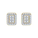 14K Yellow Gold~White Diamond