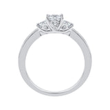 14K White Gold~HI | I2/I3