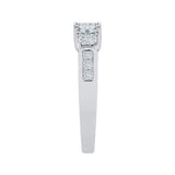 14K White Gold~HI | I2/I3