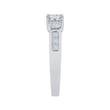 14K White Gold~HI | I2/I3