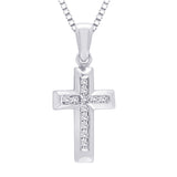 14K White Gold, 10K White Gold, Sterling Silver