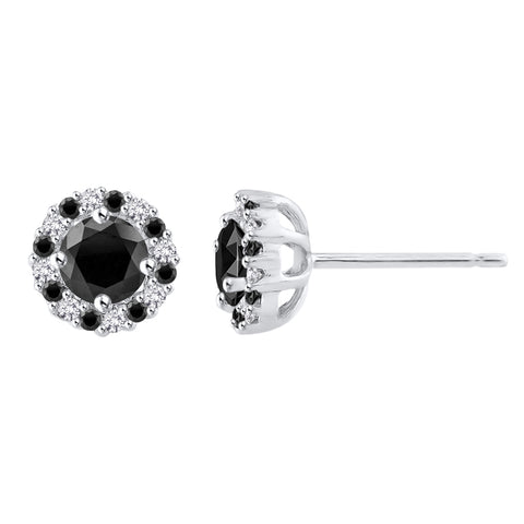 KATARINA 1 cttw Diamond Halo Earrings