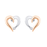10K White and Rose Gold~GH | I2/I3