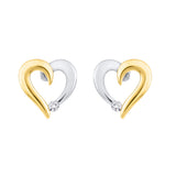 10K White and Yellow Gold~GH | I2/I3