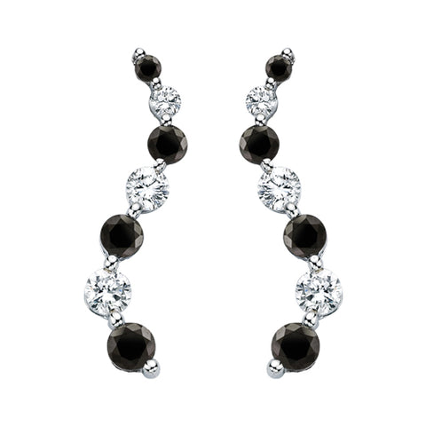 KATARINA Black and White Alternating Diamond 