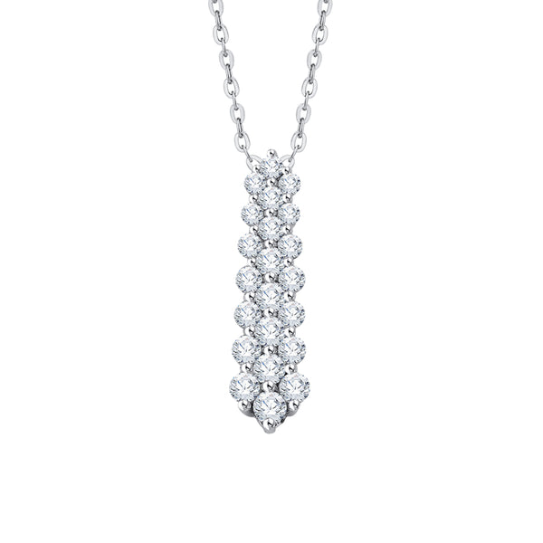 14K White Gold~GH | I2/I3