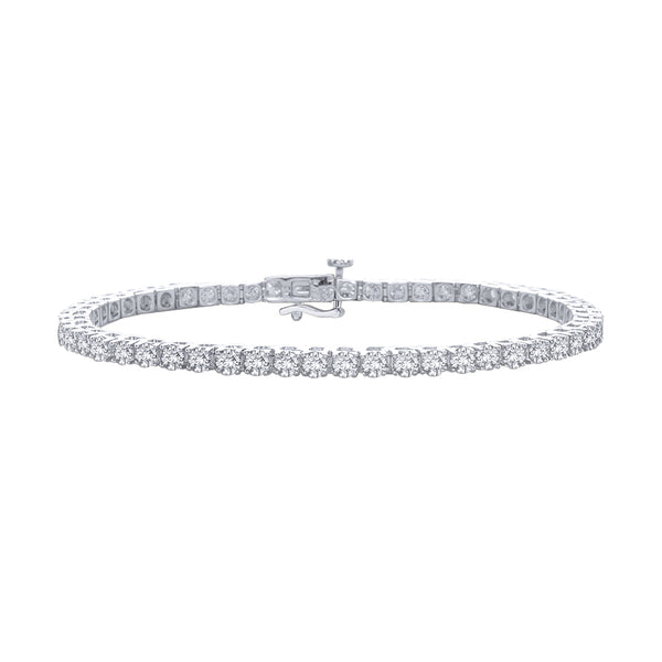 14K White Gold, 10K White Gold, Sterling Silver