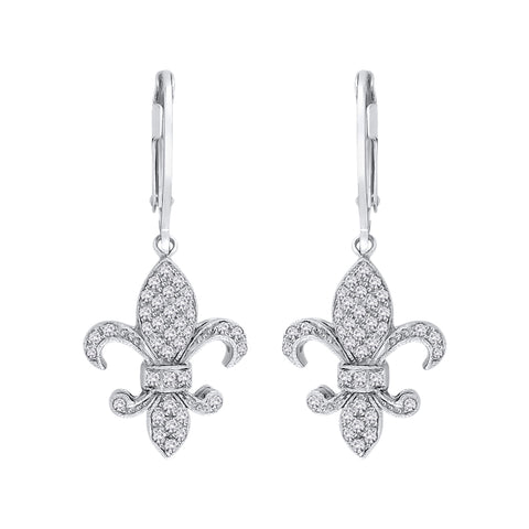 KATARINA Lever Back 1/3 cttw Diamond 