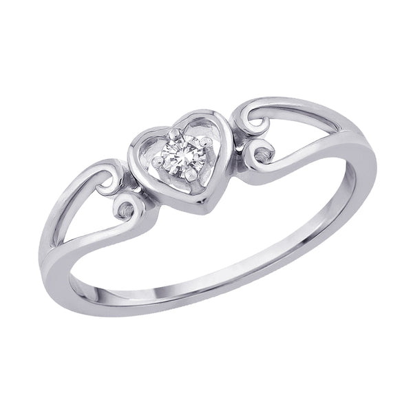 14K White Gold~GH | I2/I3