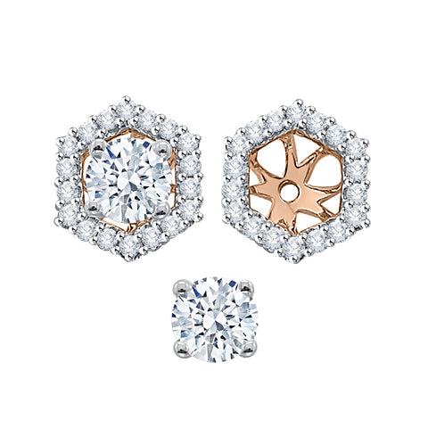 KATARINA Diamond Earring Jackets (1/2 cttw)