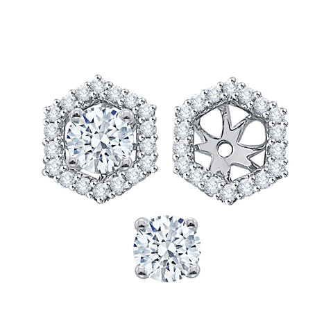 KATARINA Diamond Earring Jackets (1/4 cttw)