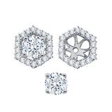 14K White Gold~GH | I2/I3