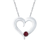 Sterling Silver~Ruby
